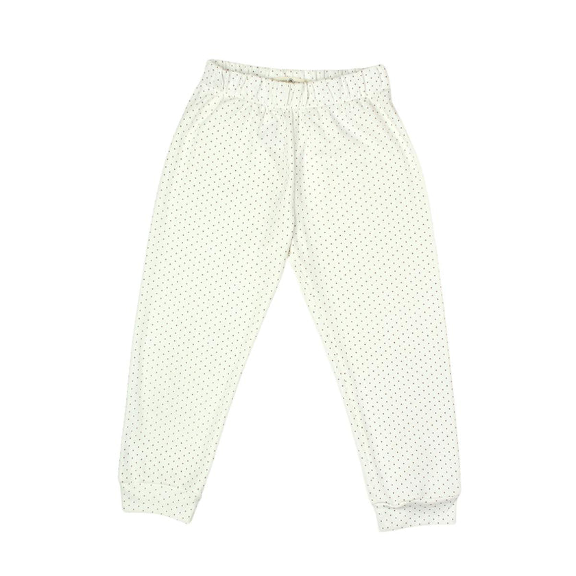 Girl Polka-Dot Pajama Set in Pima Cotton