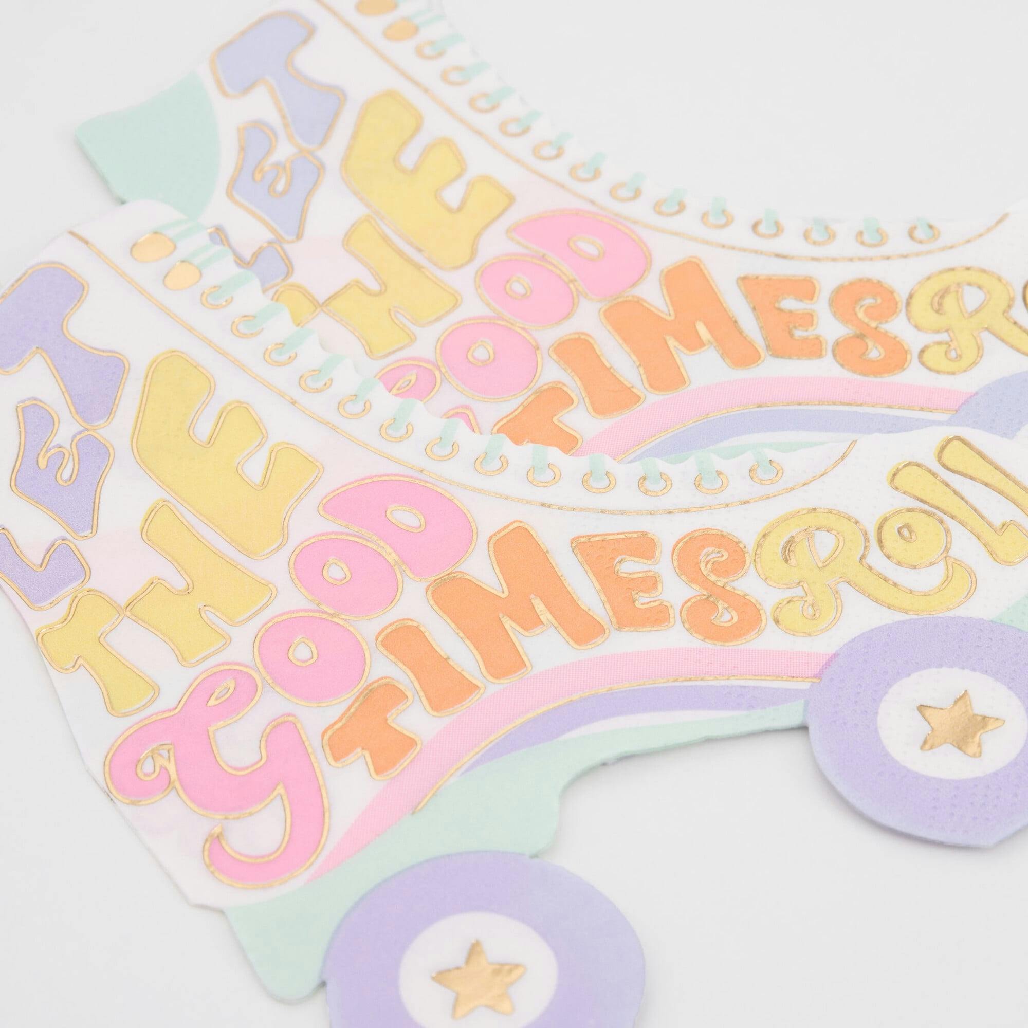 Archived Roller Skate Napkins
