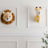Kendi Giraffe Plush Head Wall Decor
