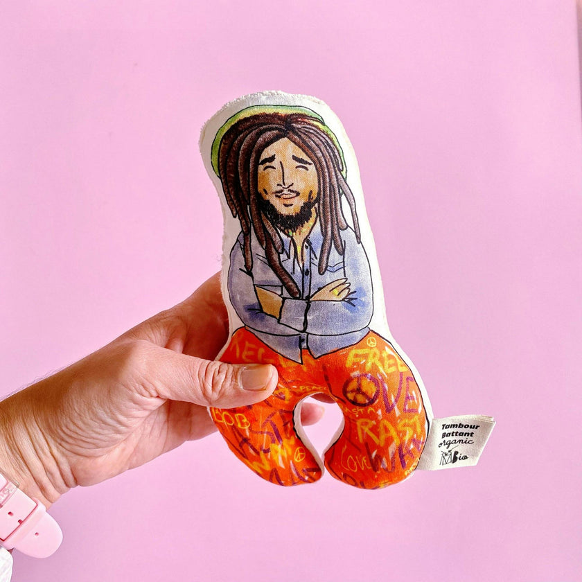 TAMBOUR BATTANT Rasta Man Rattle