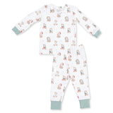 Christmas Teddy Bears Uni - Bamboo - Long Sleeve Loungewear Set
