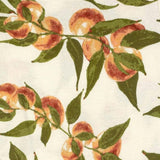 Peaches Organic Cotton Zipper Pajama