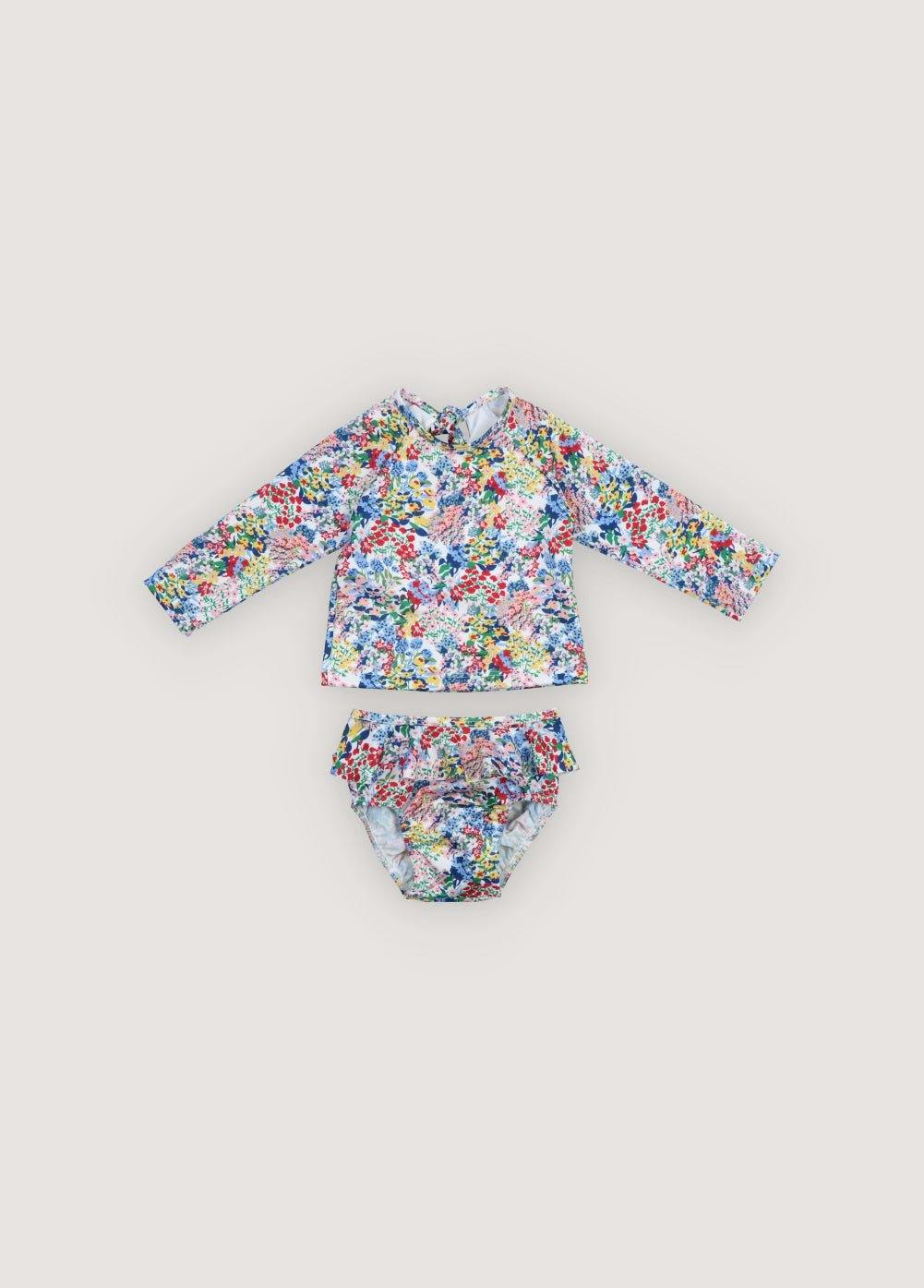 Verbena Baby Swimsuit Verbena Print