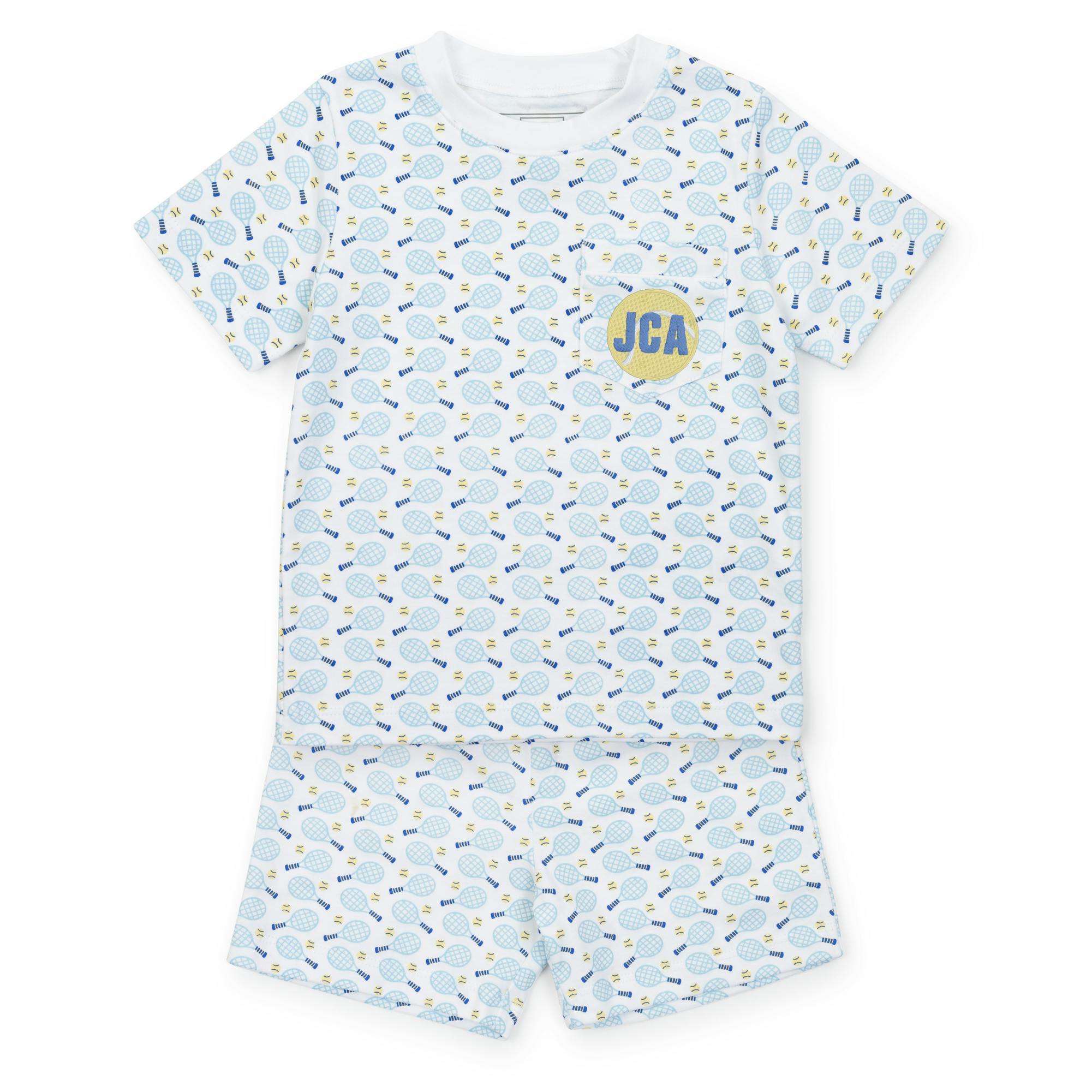 Charles Boys' Short Set - Tennis Match Blue