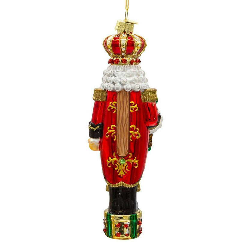 Kurt Adler 7-Inch Bellissimo Glass King Nutcracker Ornament