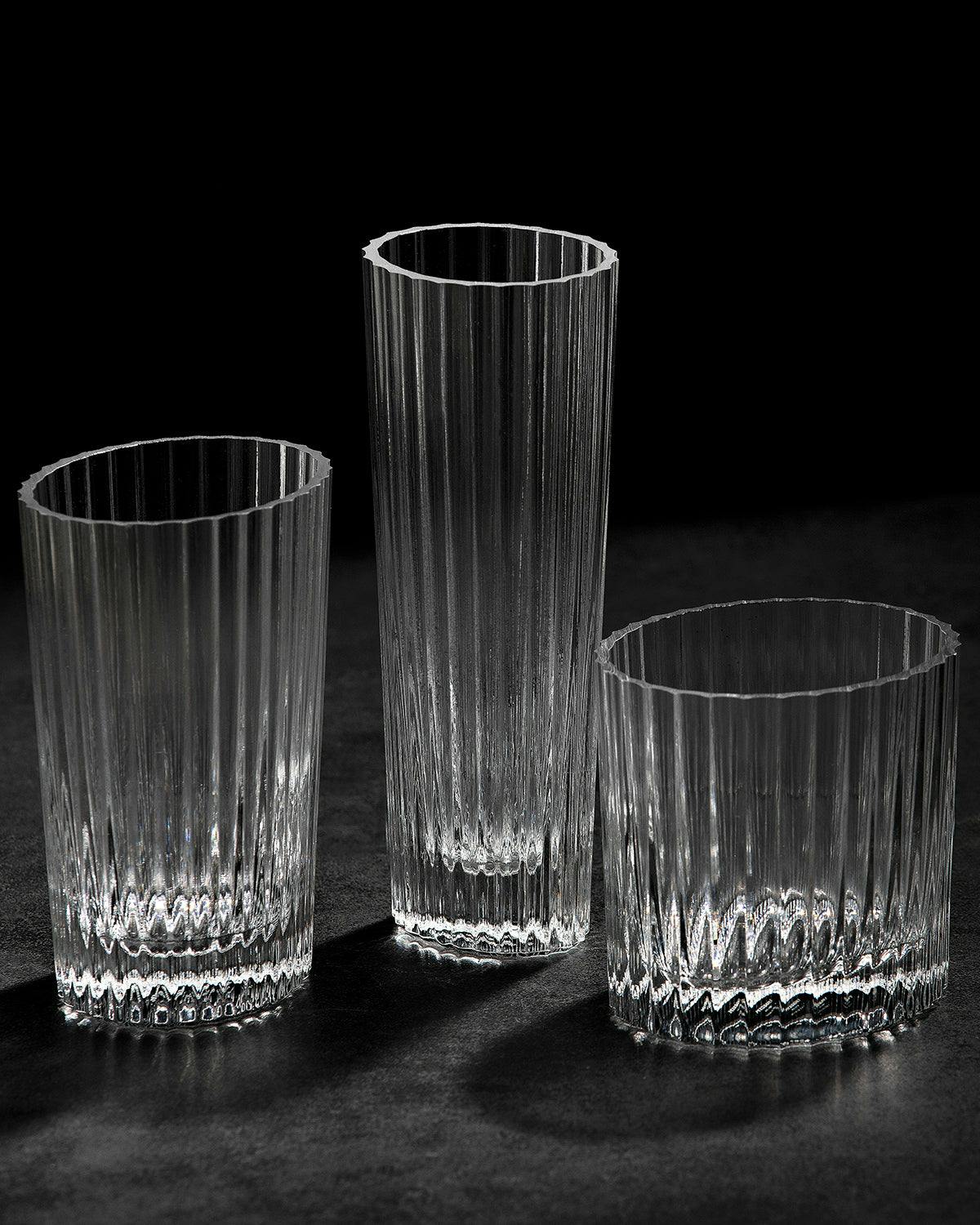 Champagne Glasses NASTRI Set of 6  Transparent 7.5 oz, H 6.5