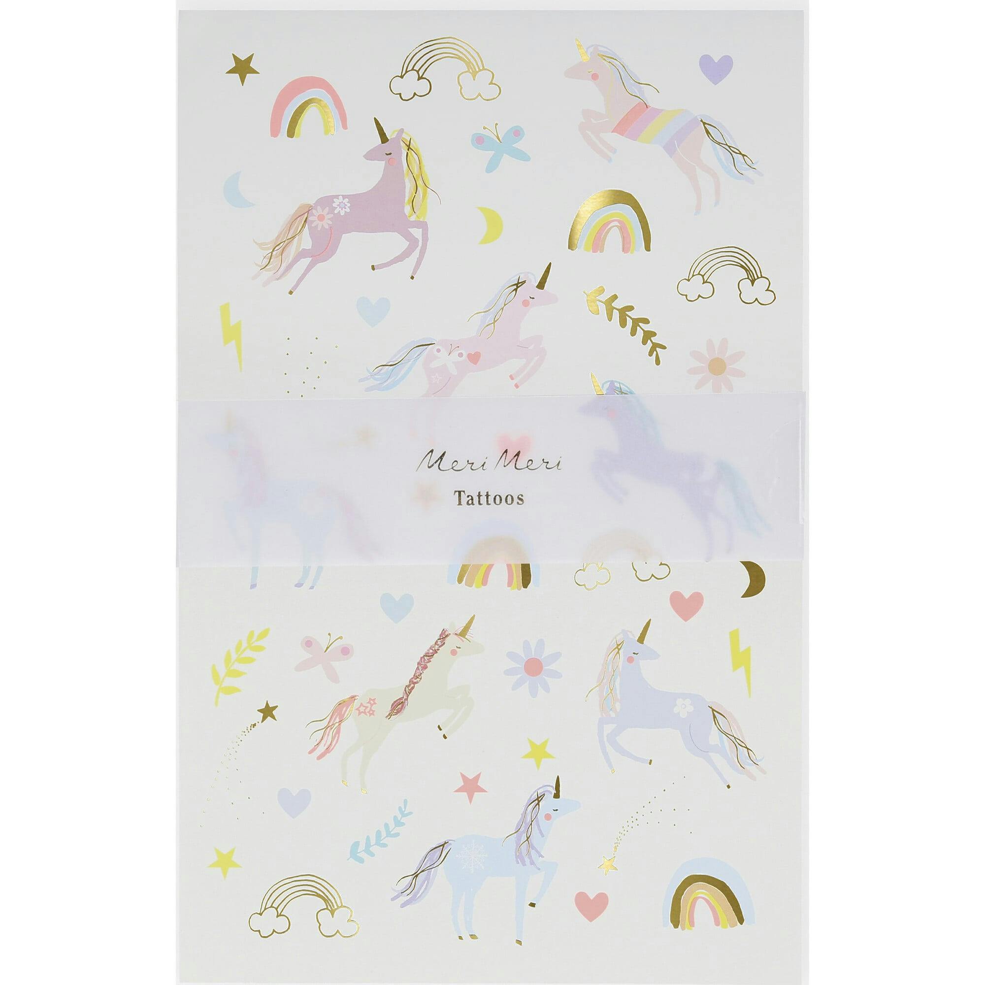 Unicorn Tattoo Sheets