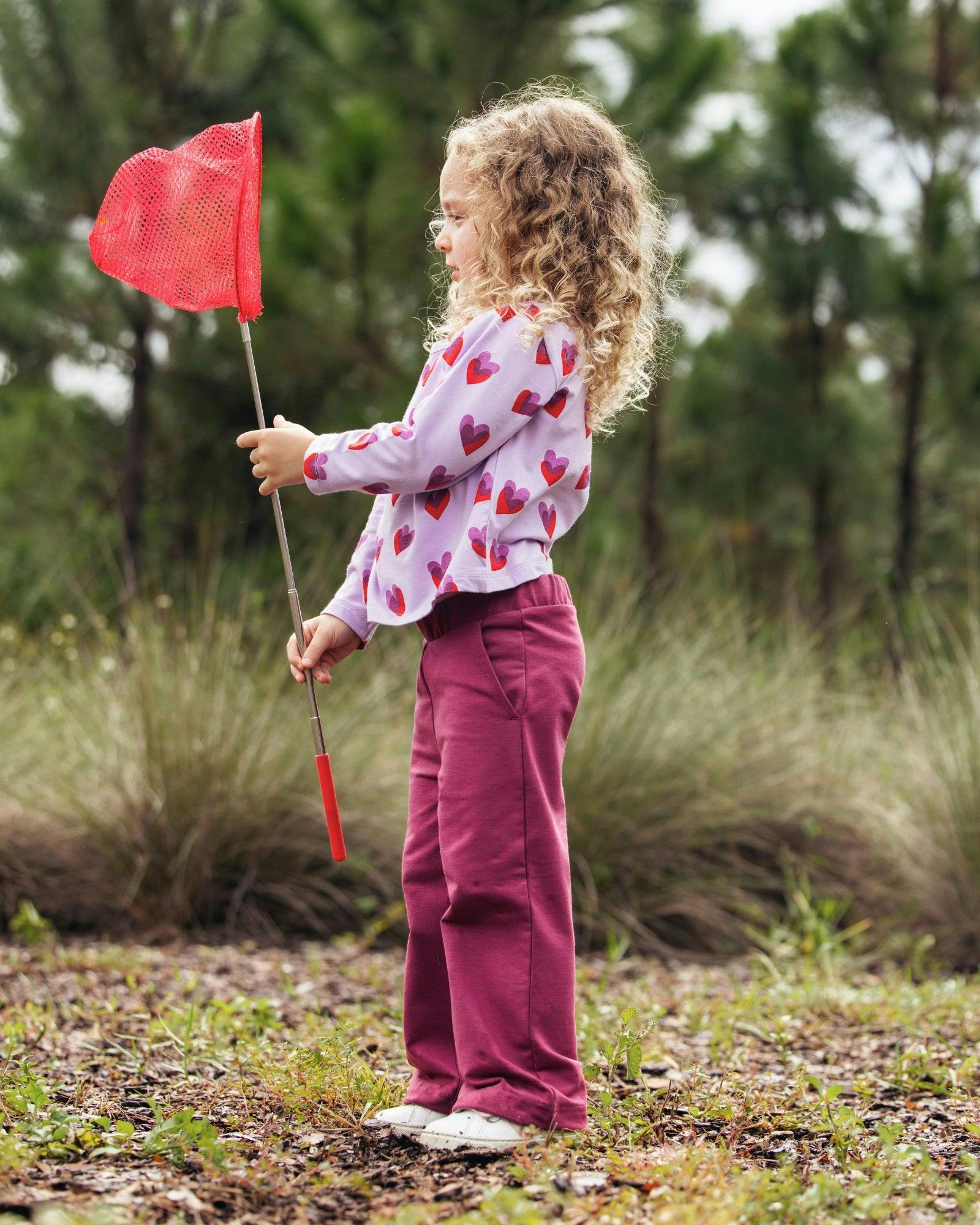 Boxy Tee + Pants Set- Hearts on Hearts
