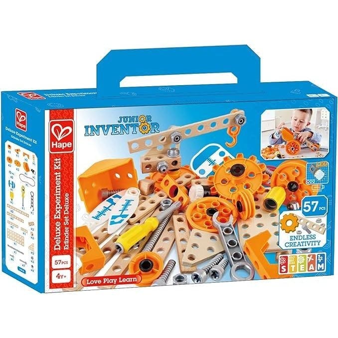 Hape: Junior Inventor: Deluxe Experiment Kit&nbsp;&nbsp;- 57pc