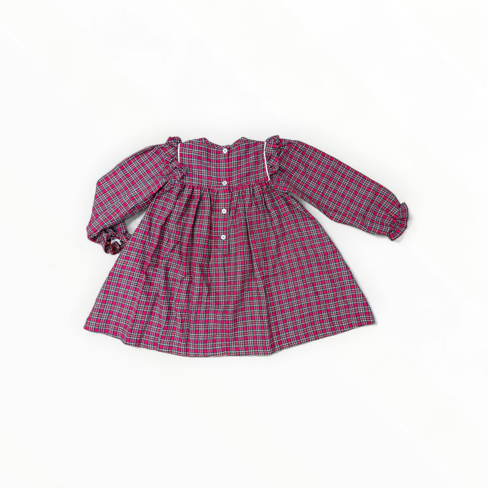 Britta Dress in Holiday Plaid