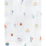 Kid's Twill Pajama Short Set in Birthday Wishes