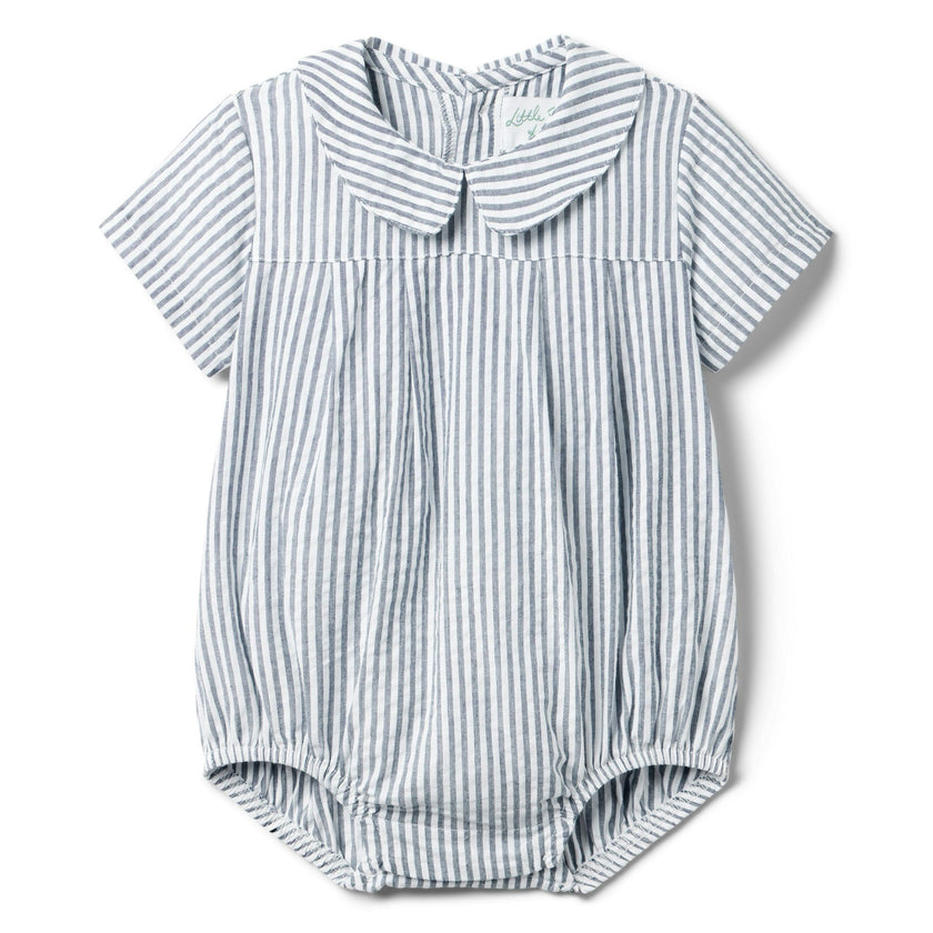 Brody Bubble - Navy Seersucker