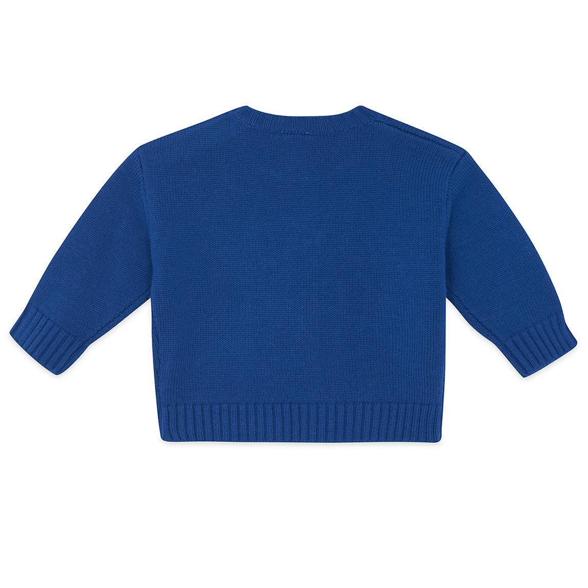 BONTON Misty West Baby Sweater - Bleu Brut