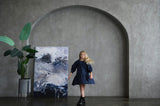Isla dress (prussian-blue)