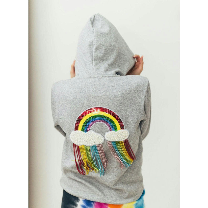 Crystal Rainbow Rain Hoodie – Teen/Women