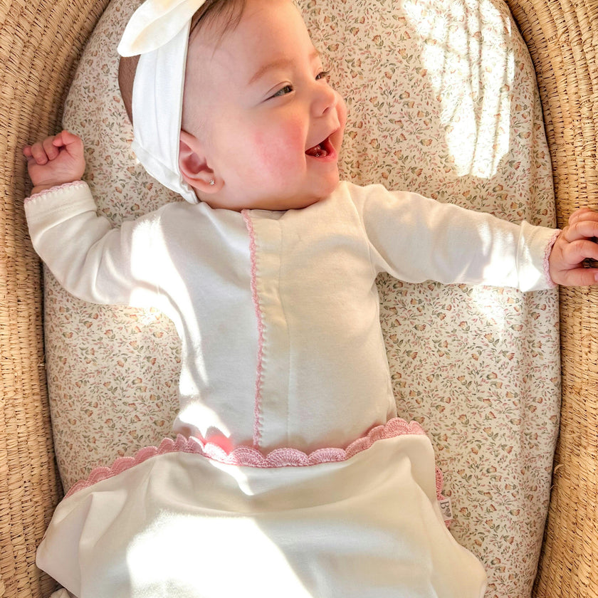 Pima Baby Pajama Baby Rose