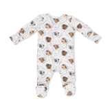 Farm Animals Rope Cameos Uni - 2 Way Zipper Footie