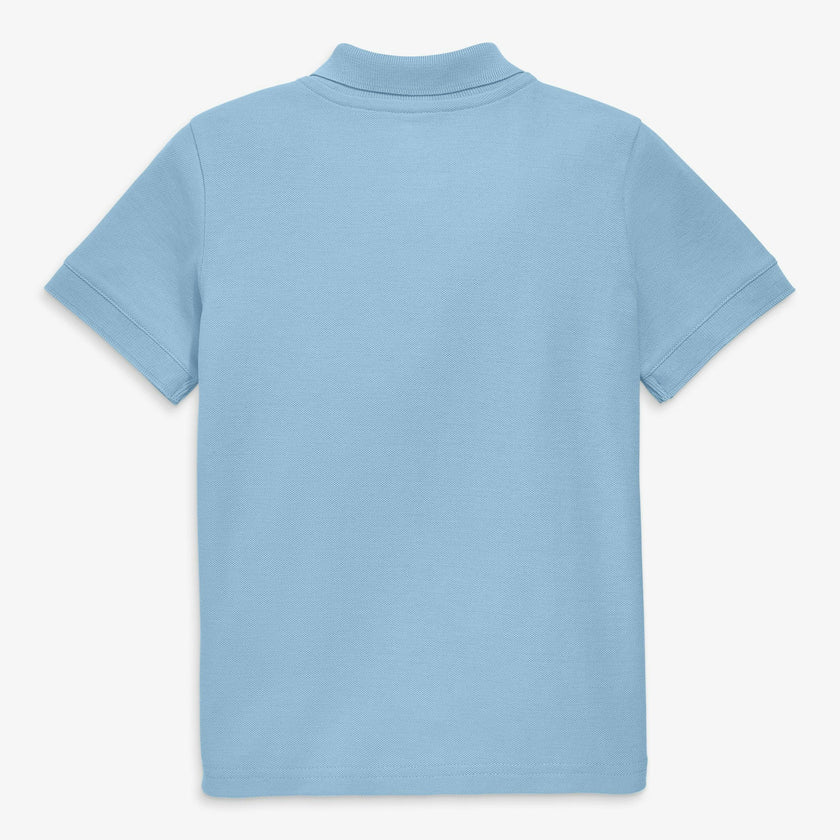 Kids short sleeve pique polo