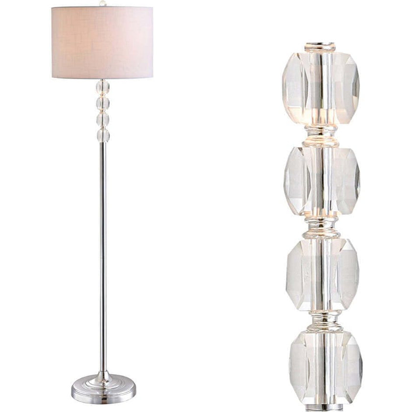 Aubrey 59.5" Crystal / Metal LED Floor Lamp
