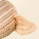 Handcrafted - Elephant Wall Decor - Rattan Wicker