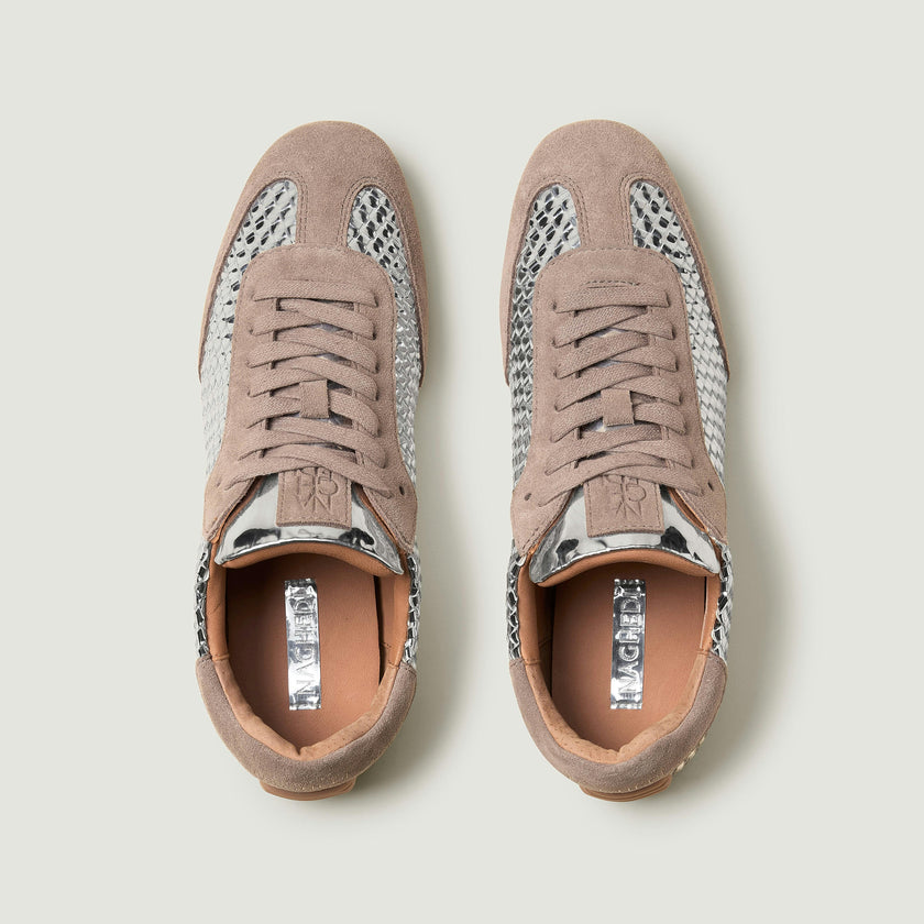 Milan Sneaker Metallic | Silver