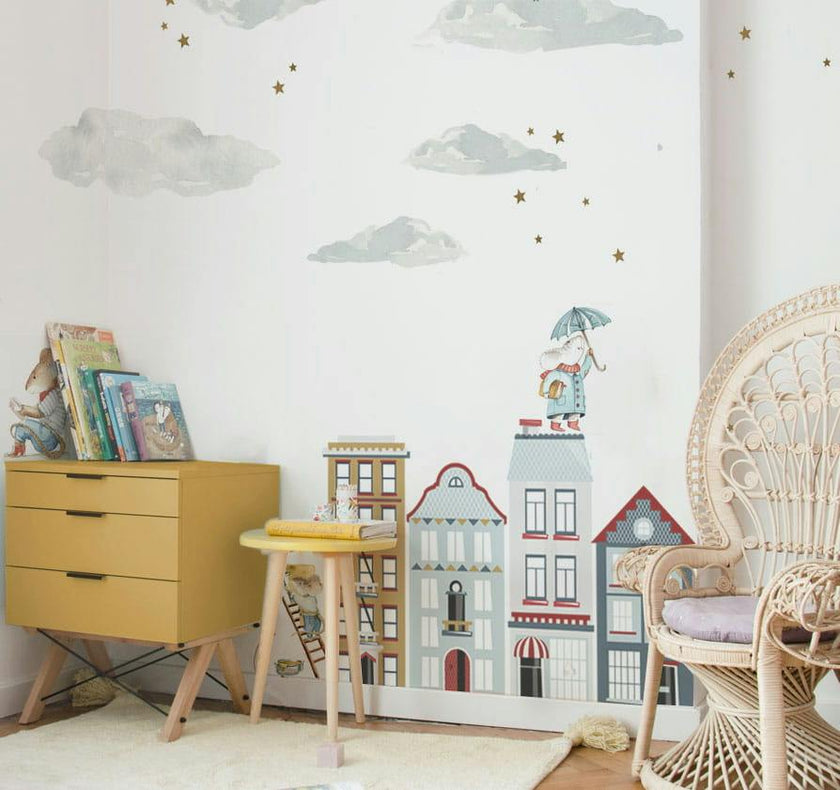 Clouds In The Sky Wall Decal Set
