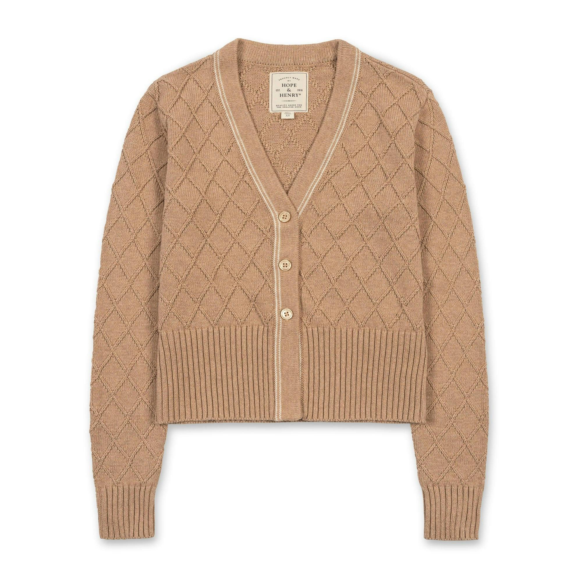 Organic V-Neck Cardigan