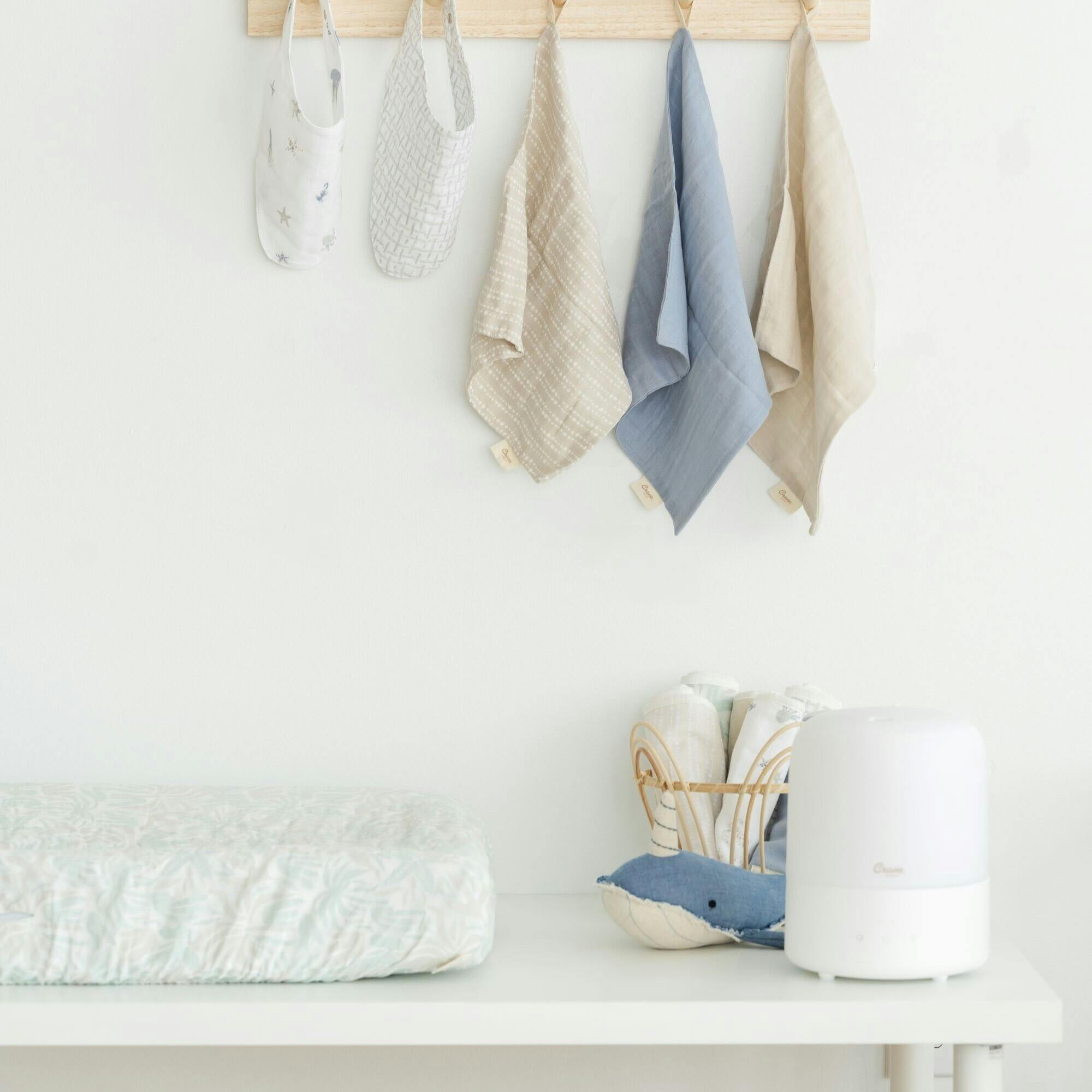 Cove Quilted Change Pad Cover (Beach Life)