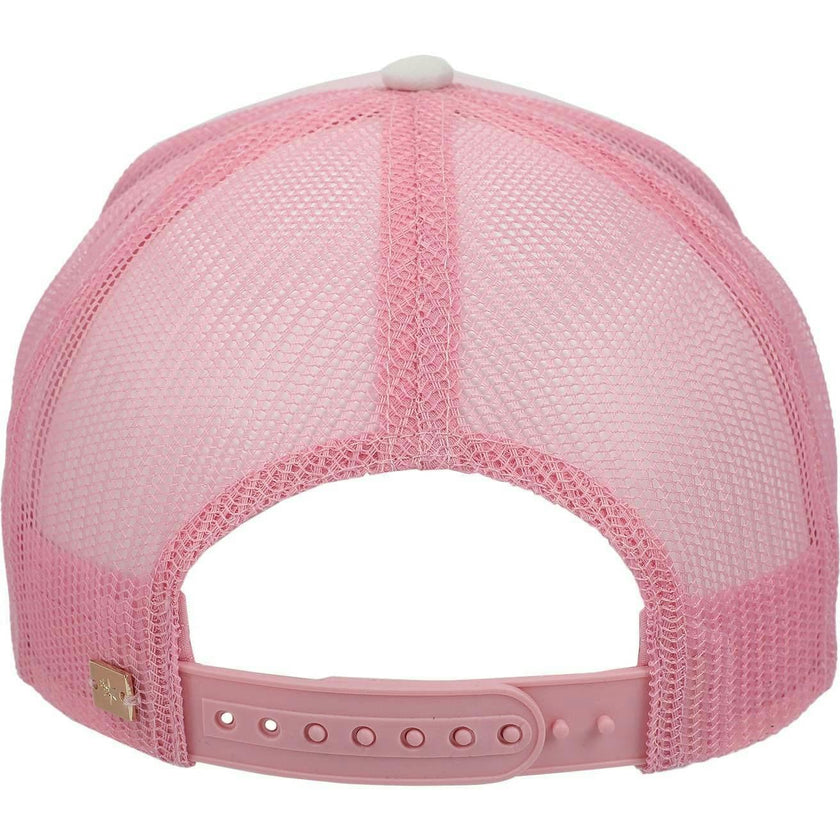 Packed Party Too Hip to Hop Easter Trucker Hat - Embroidered Text Foam Hat with Breathable Mesh Back, Printed Bill Lining, and Adjustable Snapback for Spring