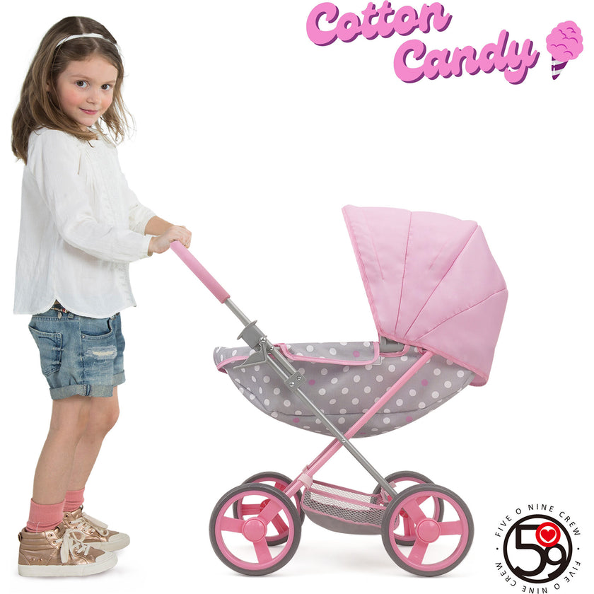 Cotton Candy Pink: Doll Deluxe Pram Doll Accessory