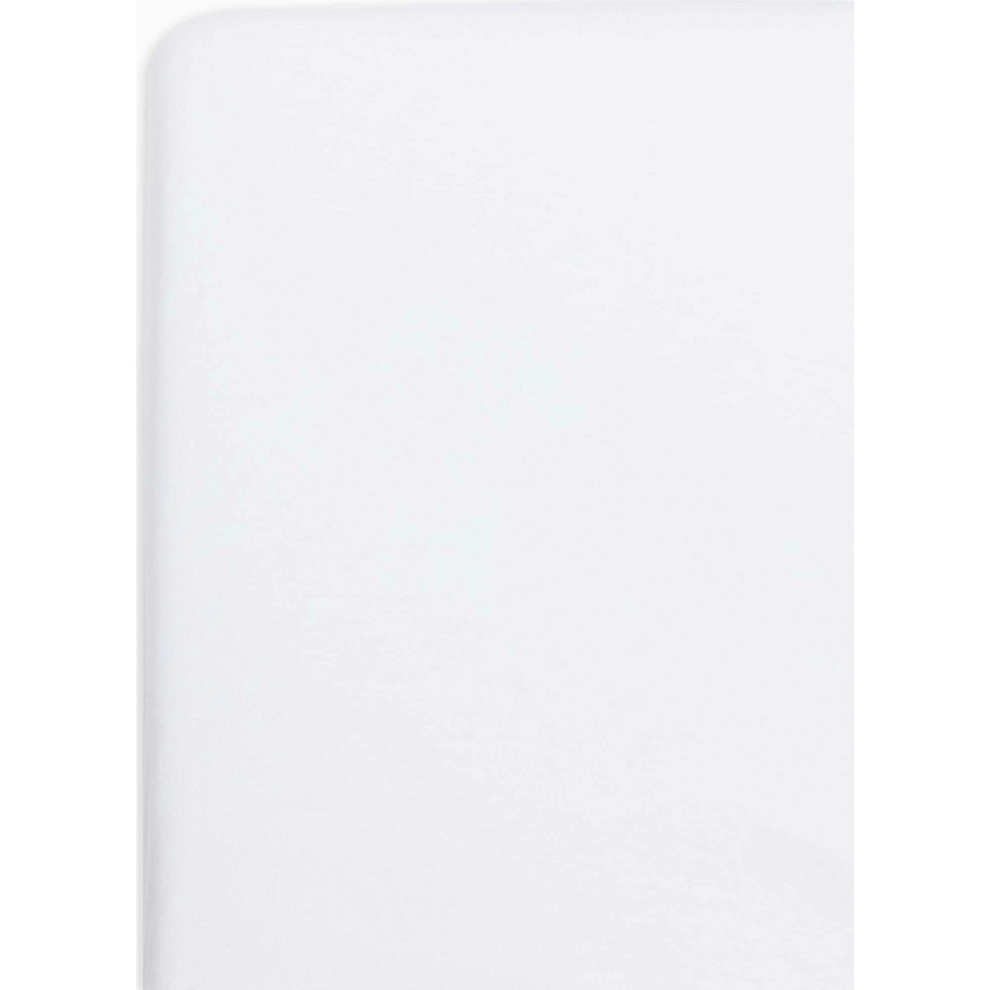Poplin Fitted Crib Sheet Ivory