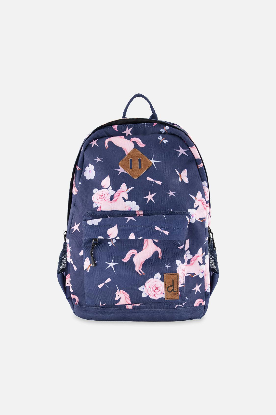 Little Girl Unicorn Practical Multi-Compartment Backpack
