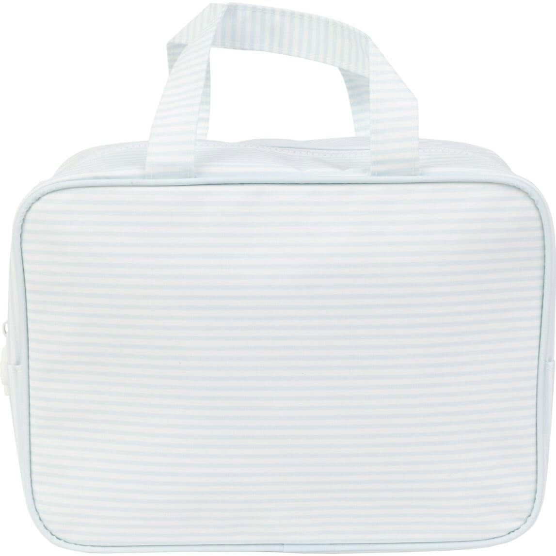 The Take It Tote in Light Blue Stripe
