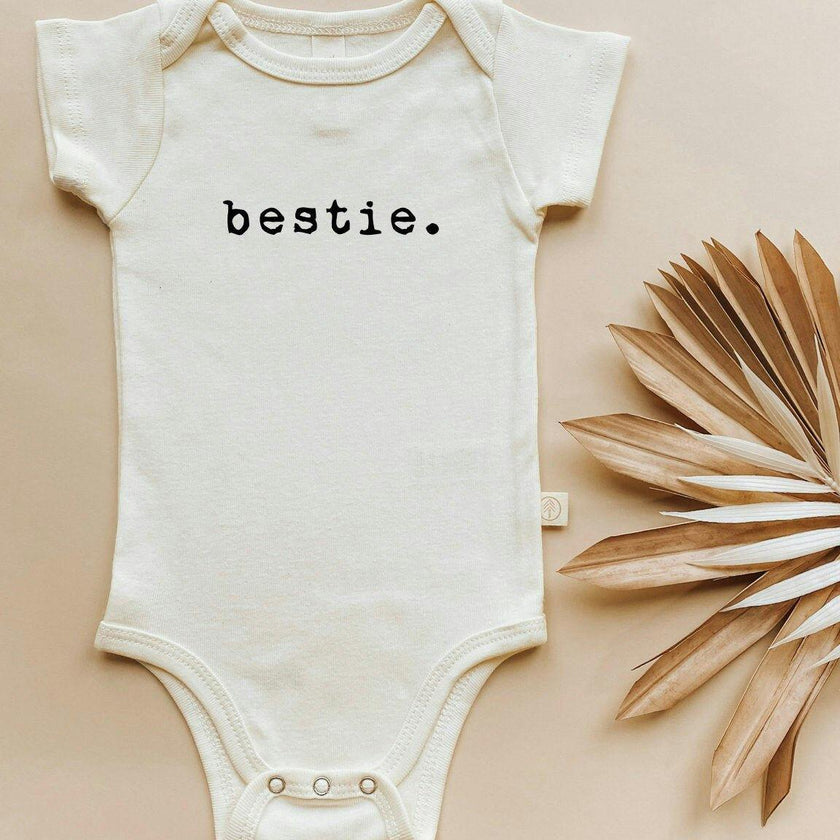 Bestie Organic Cotton Baby Bodysuit Short Sleeve