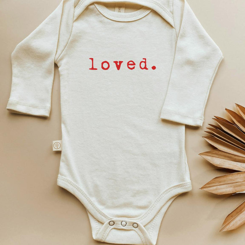 Loved. Organic Baby Bodysuit Long Sleeve