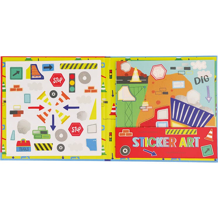Sticker Art Book - Construction