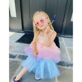 Paillette Ombre Tutu Dress