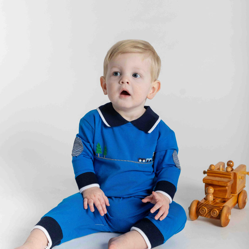 Jersey Knit Longall With Train