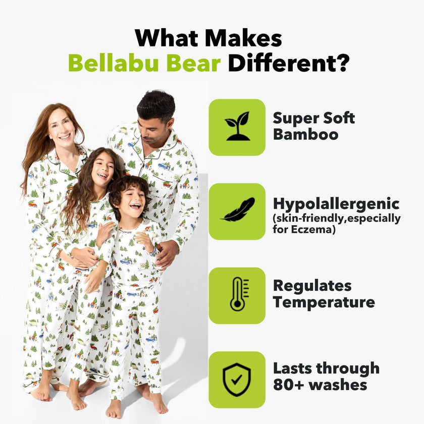 Christmas Tree Farm Bamboo Women's Pajama Set