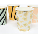 Safari Animal Print Party Cups