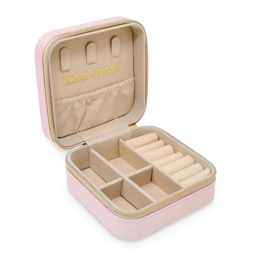 Girl's Sparking Sequin Heart Jewelry Box