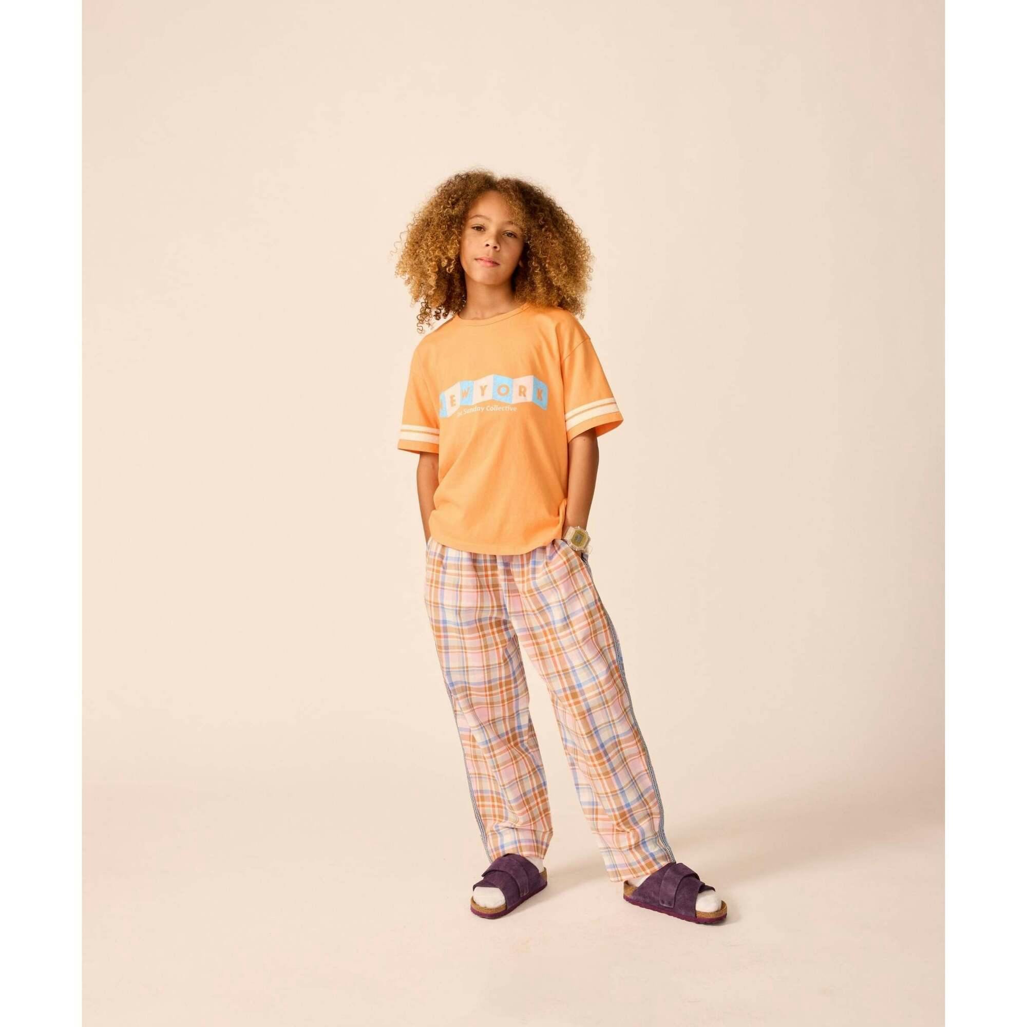 Organic Weekend Tee in Overtime Orange