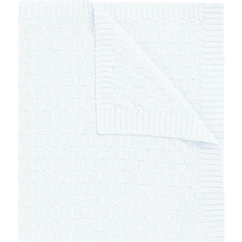 Basket Weave Knit Blanket