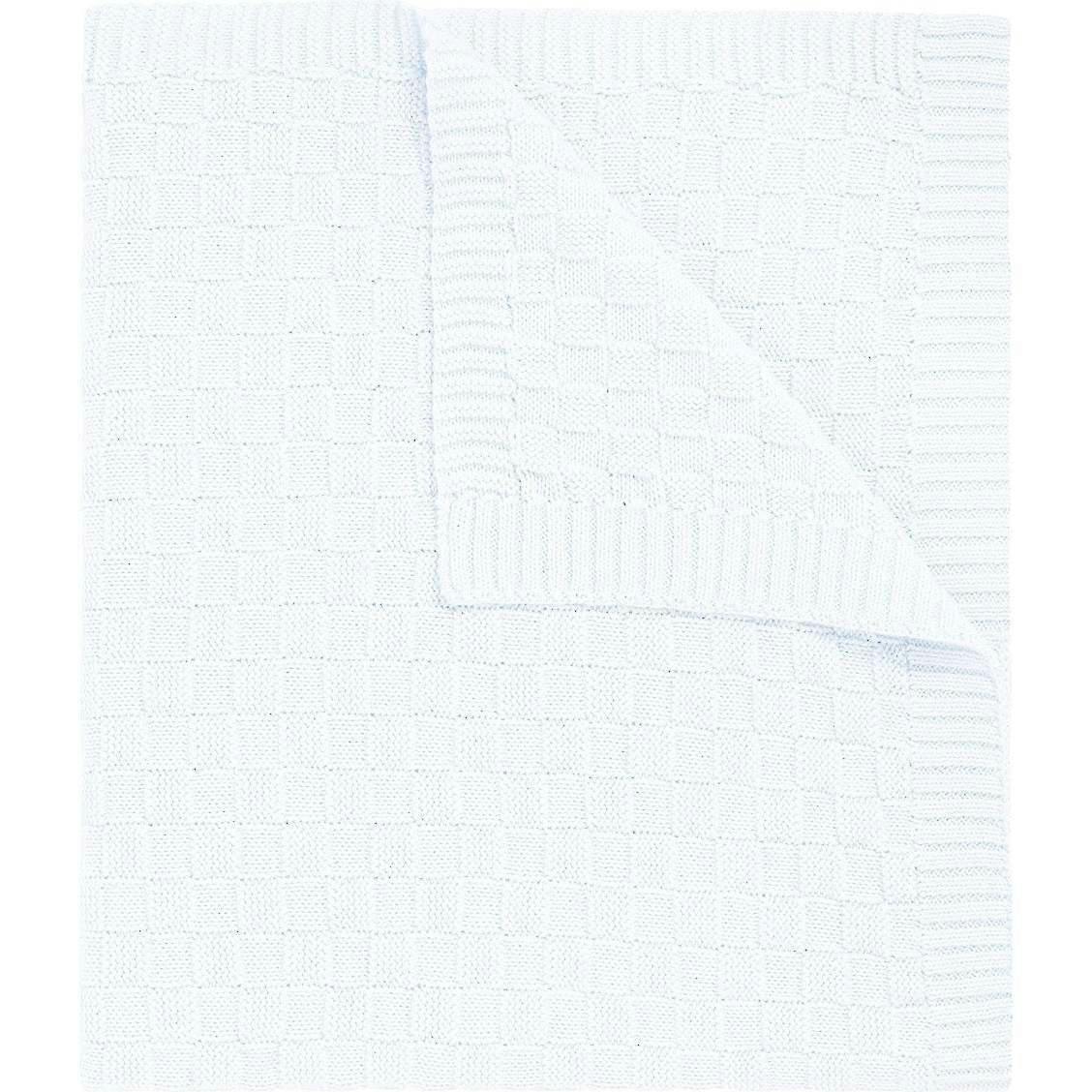 Basket Weave Knit Blanket