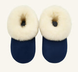 Alpaca Fur Baby and Kids Booties Slippers in Golden Honey