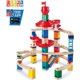 Quadrilla Super Spiral Wooden Marble Run Construction