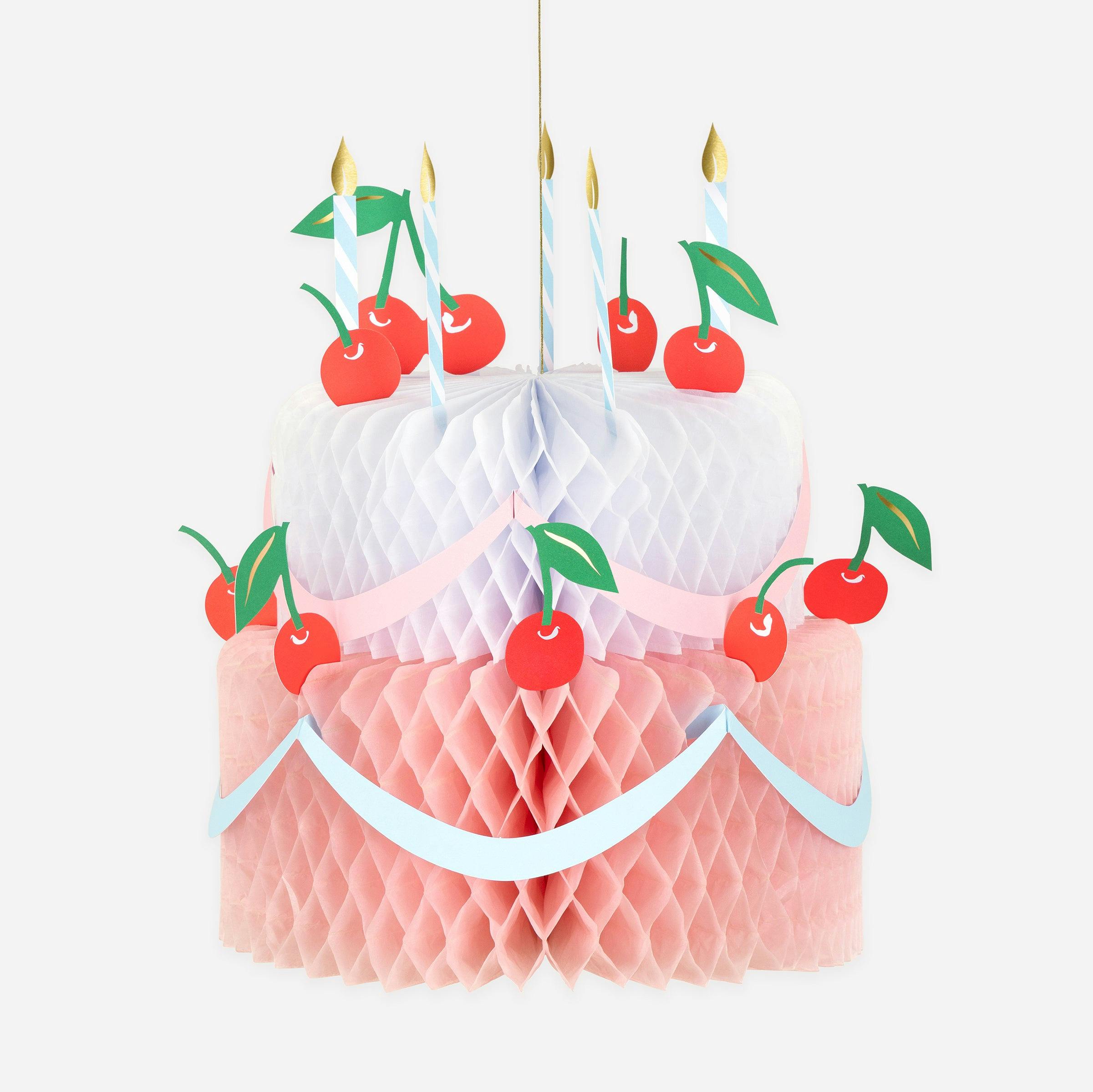 Honeycomb Birthday Cake Decoration