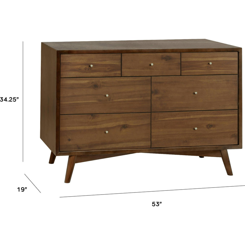 Palma 7-Drawer Wide Assembled Dresser (53")