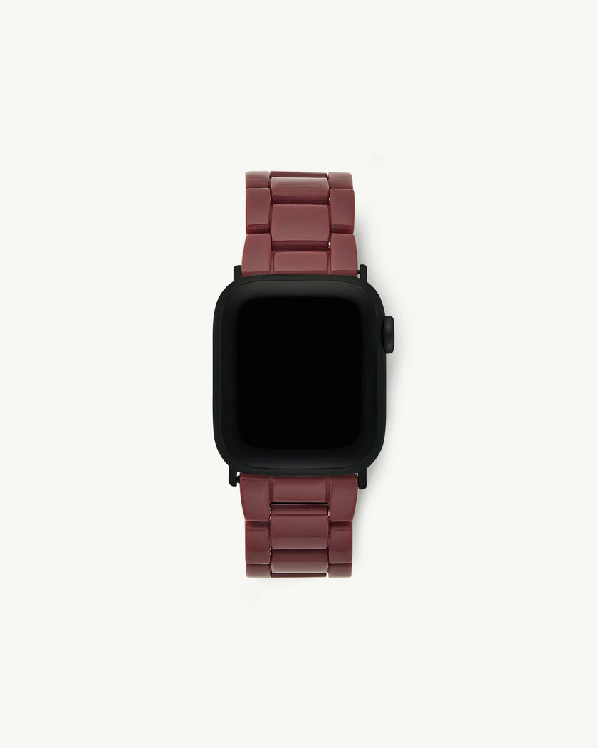 Apple Watch Band in Oxblood
