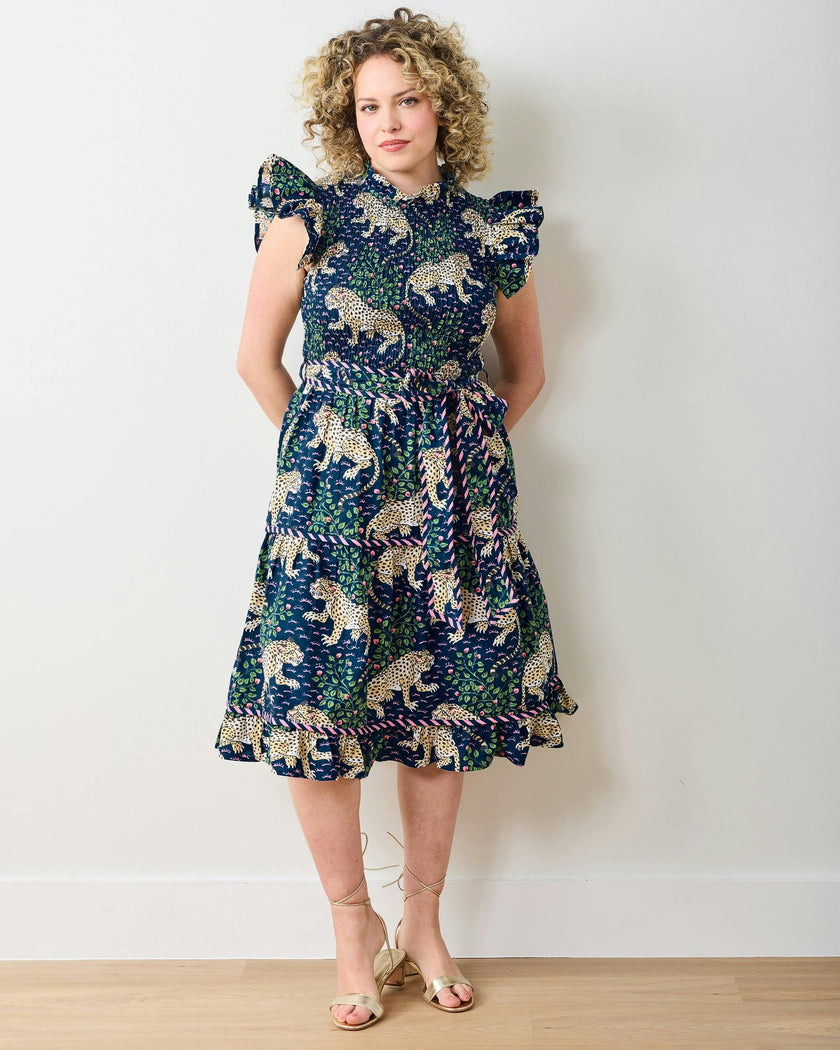Bagheera - Let's Ruffle Dress - Navy